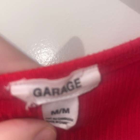 red long sleeve v neck crop top ❤️🔥 - Picture 3 of 5